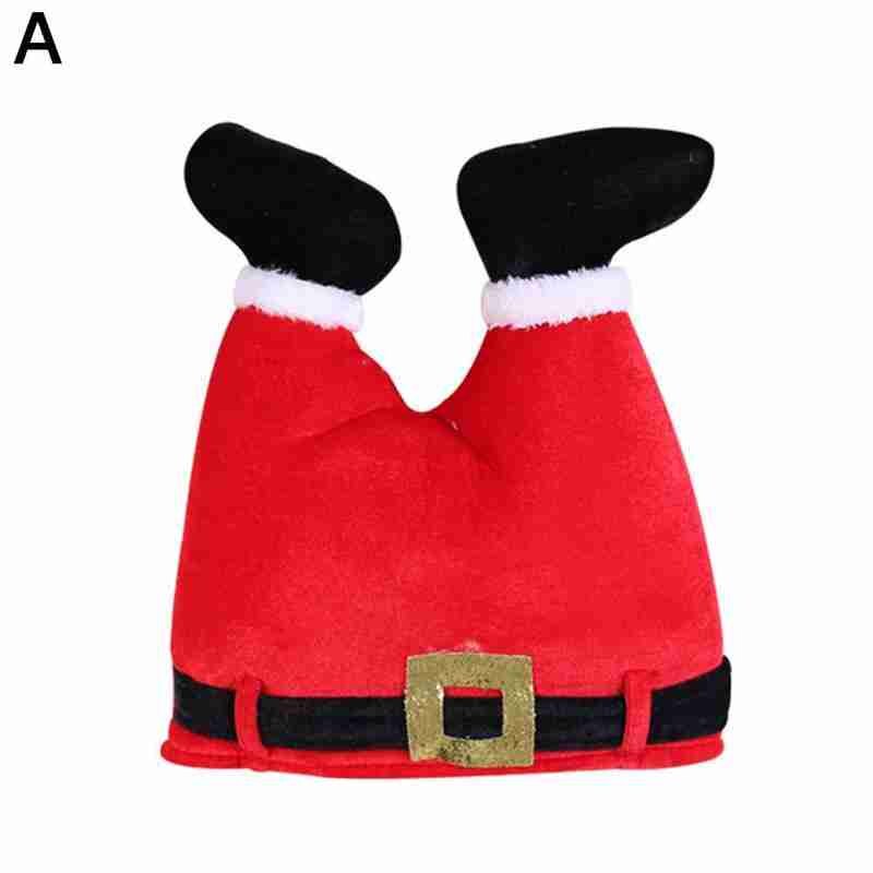 Kerst Clown Hoed Voor Thuis Bar Nieuwjaar Thema Party Gestreepte Cap Flanel Warme Lange Comfortabele Katoen Kerst Elf S8P1: A