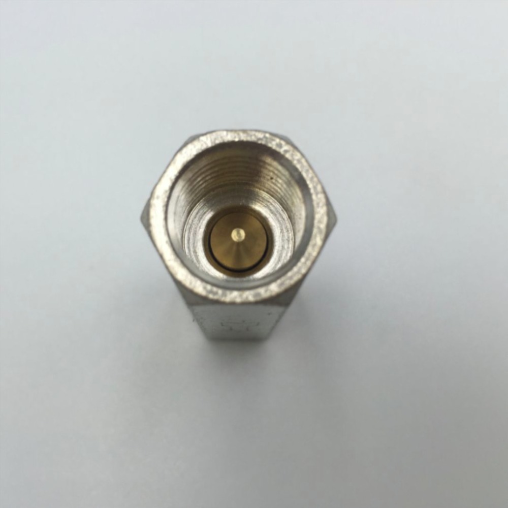 1/4" BSPP Female Full Ports Air Check Valve One Way Non Return Nickel-Plated Brass Valve