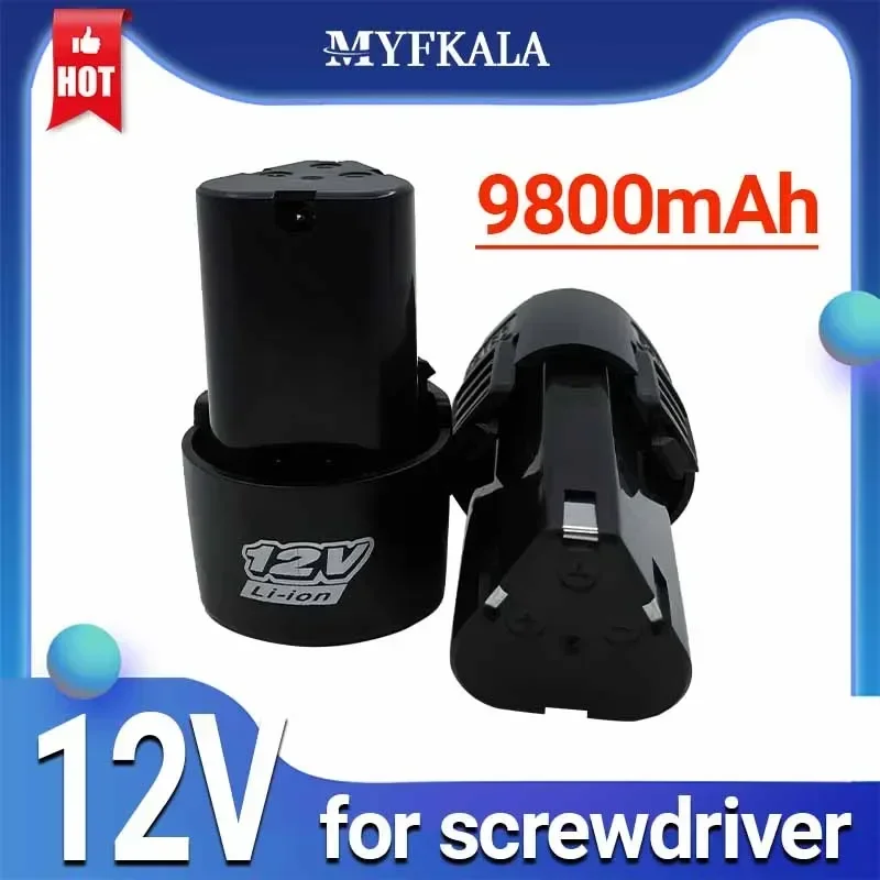 Batería De Litio Para Destornillador, Pila De Respaldo De 12V,9800mAh, 100% Origen, Larga Duración, Nueva, Gran Oferta