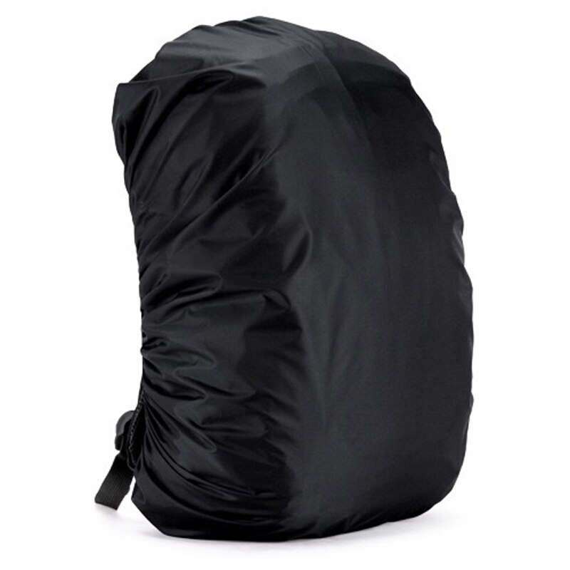 Regen Bag abdeckung Wasserdicht Rucksack 30L-50L Leichte Outdoor Klettern Wandern Reise Werkzeuge Zubehör Staubabdeckungen: Black / m-45L