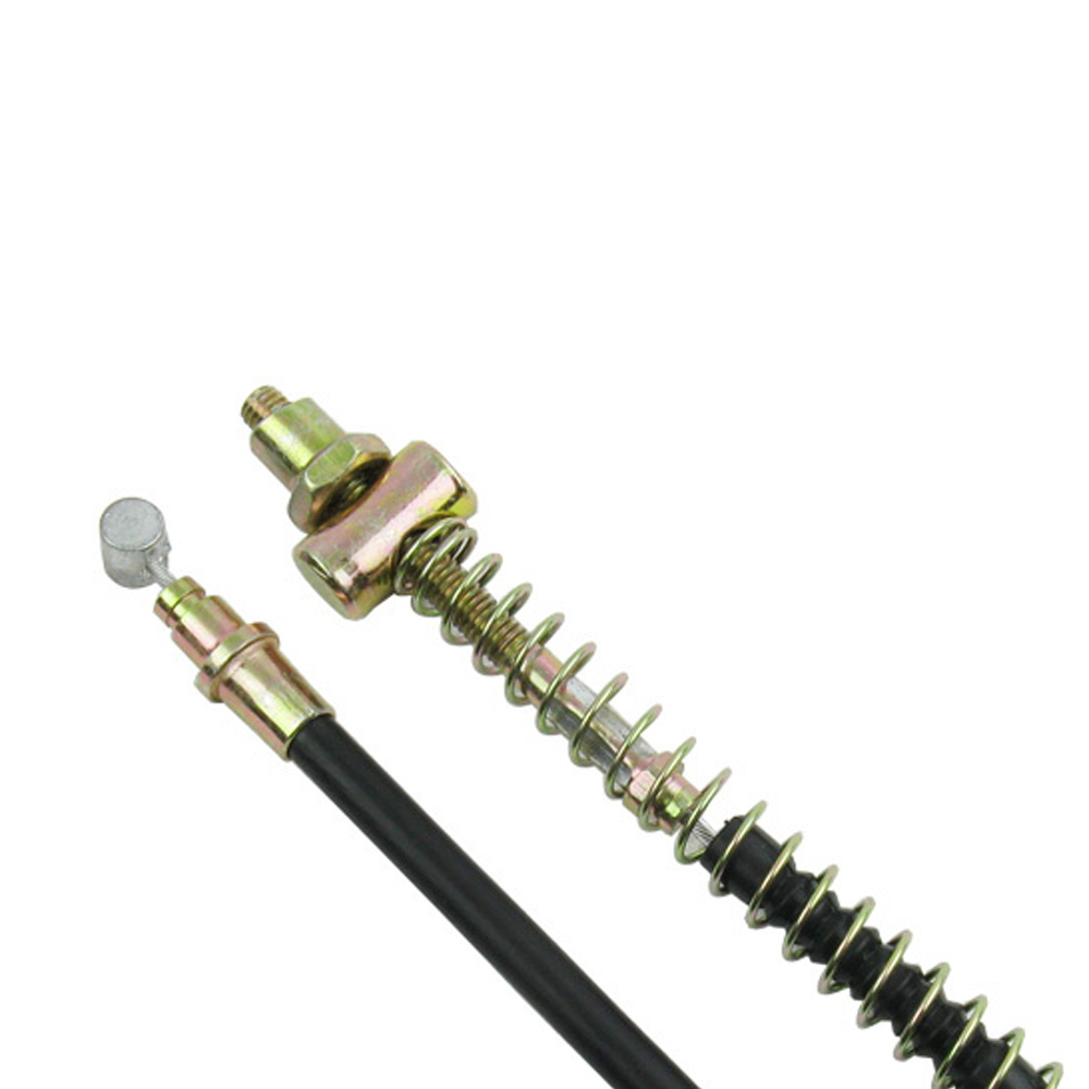 2 Pcs Universal Brake Line 6.5ft Length Plastic Coated Rear Brake Cable Wire for Motorcycle Scooter Brake Line