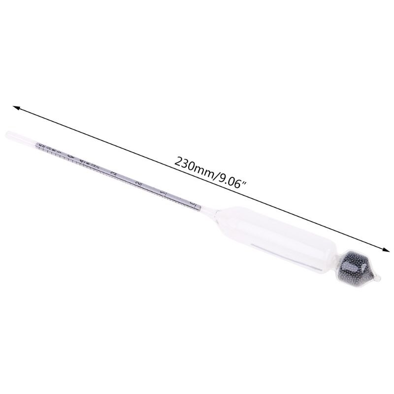 Set Testeur Alcool Vintage Fivekim - Alcoomètre Et Bouteille Mesure - Pour Homebrew Et Distillats