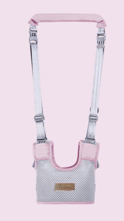 8-36 mesi Baby Walker Assistant cintura per bambini imbracatura di sicurezza per bambini guinzaglio zaino per guinzaglio per bambini imbracature da passeggio guinzagli: Colore rosa