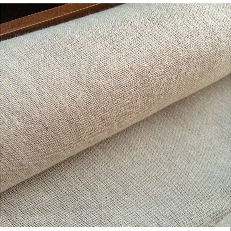 50x150cm Cotton Linen Fabric For DIY Sofa Tablecloth Home Decor Sewing Textiles Cloth Tela Felt Shabby Chic Tilda Doll Material