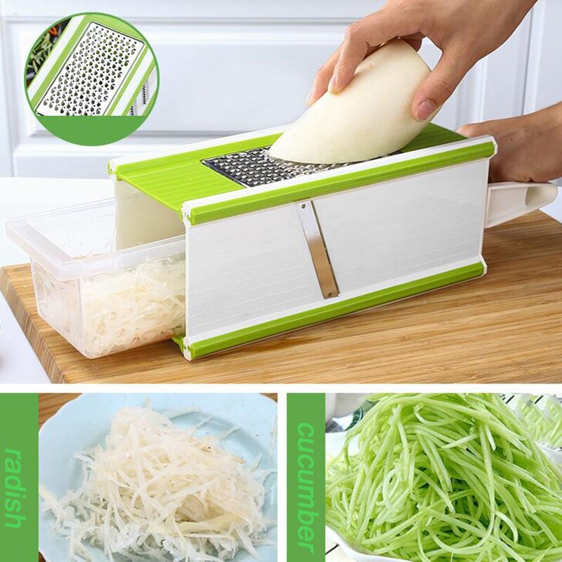 Rasp Multifunctionele 5 In 1 Doos Rasp Slicer Handheld Groentesnijder Keuken Rasp En Dunschiller