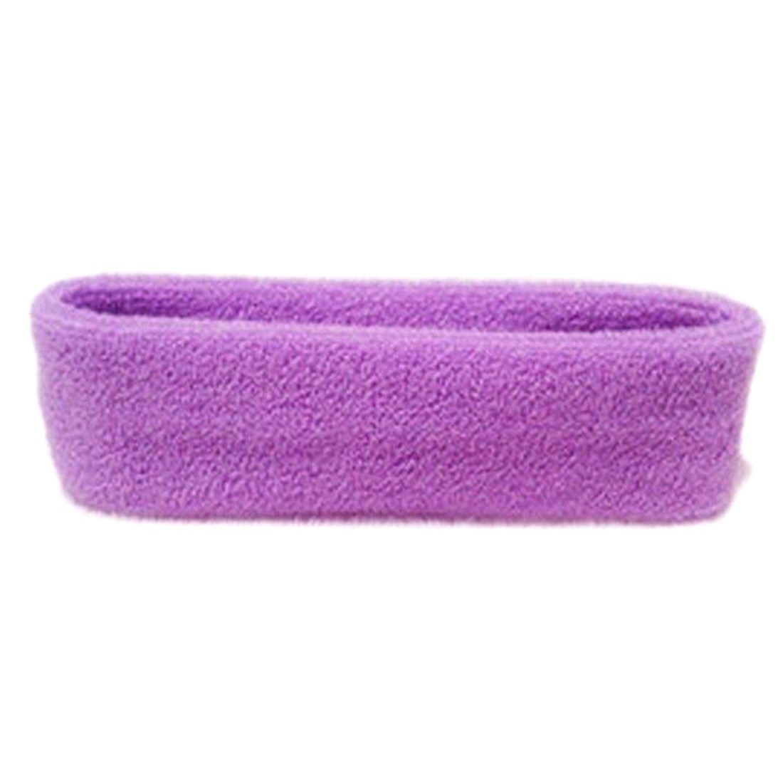 Sport Yoga Gym Stretch Hoofdband Hoofdband Katoen Zweet Zweetband Voor Mannen/Vrouwen: Paars