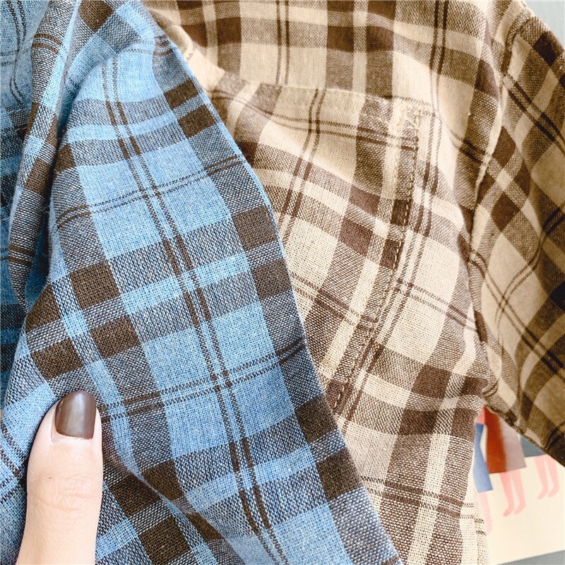 Lente Baby Meisjes Mode Plaid Lange Mouwen Shirts Kinderen Katoenen Casual Kleding Kids Tops