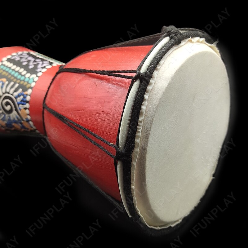 4 Inch PVC Imitation Sheepskin Drum Head Paintings Art Kids African