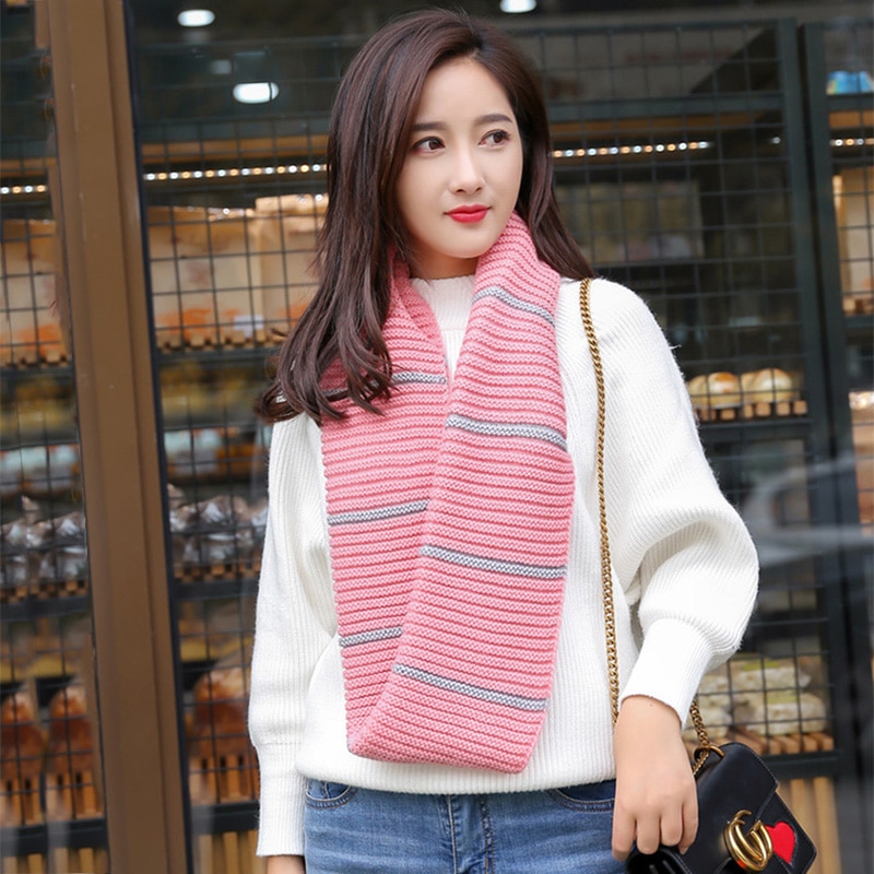 Écharpe Snood en cachemire pour hommes et femmes, écharpe d'hiver, tricoté pour l'infini, anneau rond, couleur unie, pour couple