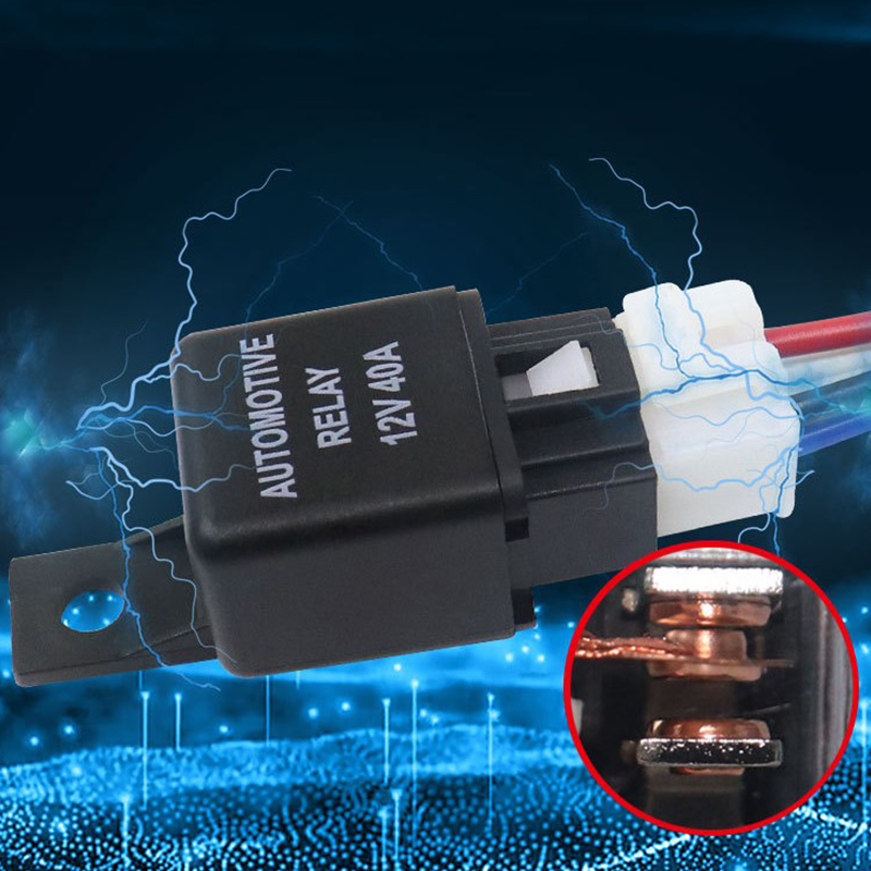 Car Relay Replacement Heavy Duty Switching Fan Relay 12V 40A Automotive spare parts Car Accessories Solenoid Relay