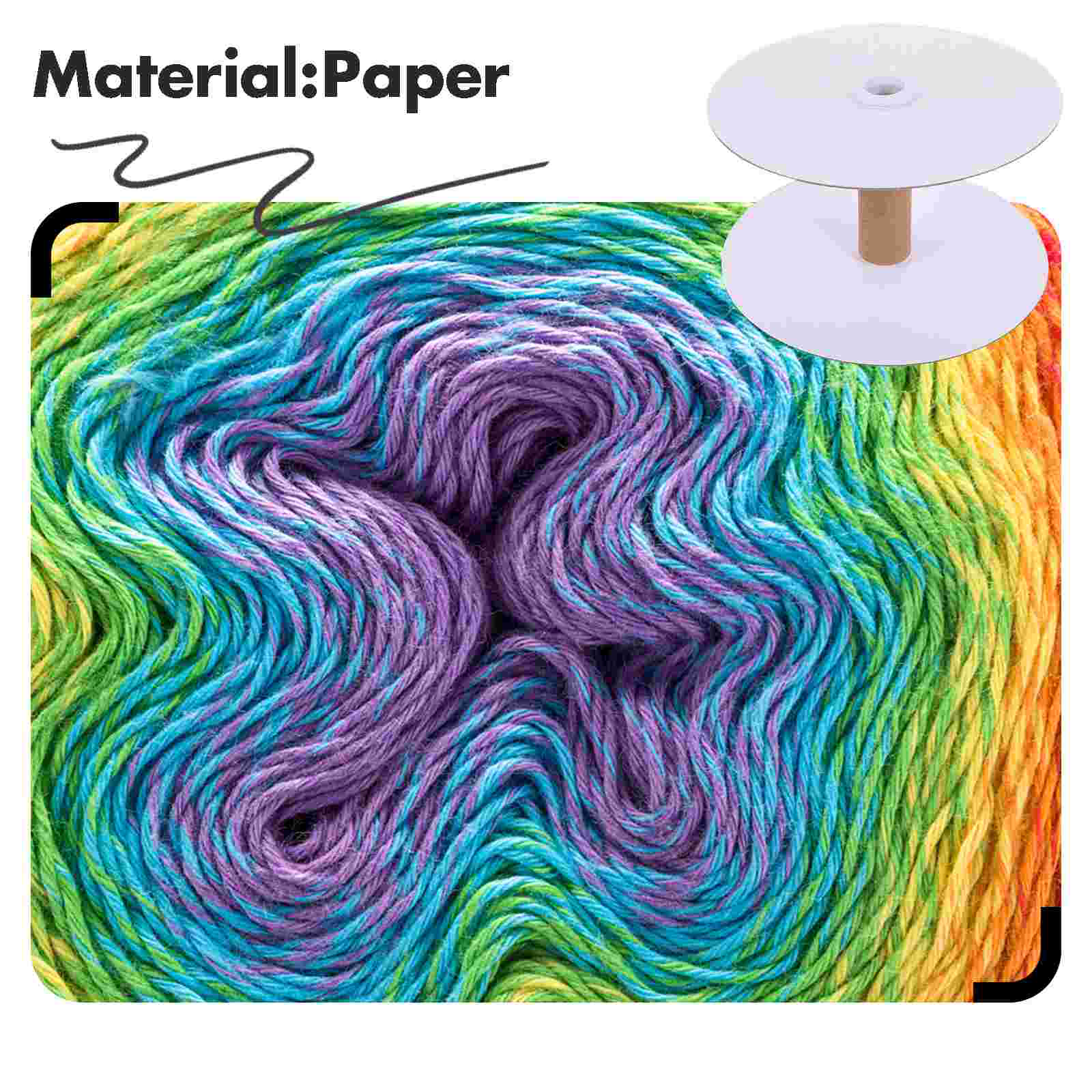 10-teilige Spule, praktische Webspulen, Basteln, Häkelgarn, Nähspulen für DIY-Papier, Stickerei