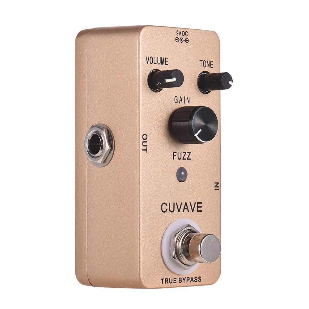 CUVAVE FUZZ Vintage Fuzz Guitar Effect Pedal Zinc Alloy Shell True Bypass Guitar Accessories