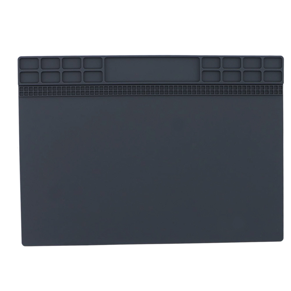 Heat Insulation Silicone Pad Desk Mat Maintenance Platform For BGA Soldering Repair Station Repair Tools Gray/Black/Darkblue: Gray