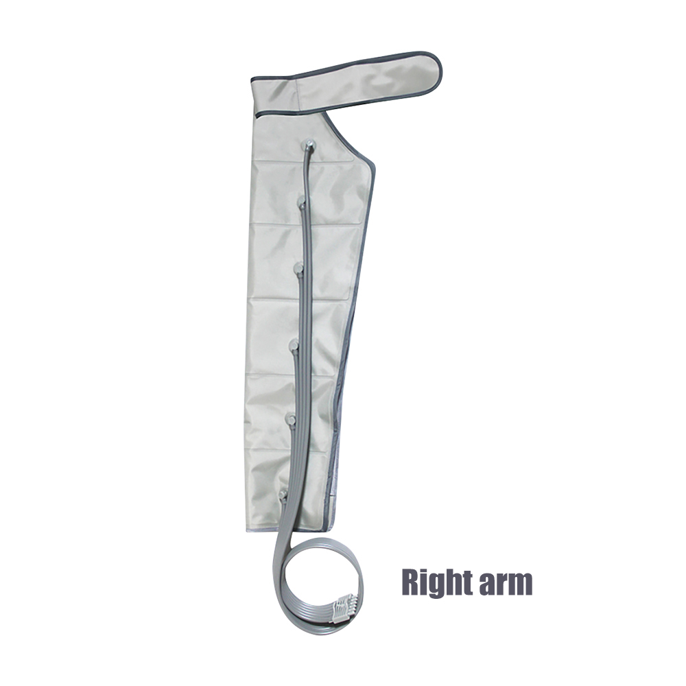 Electric Air Compression Leg Massager Wraps Arm Waist Foot Massage Machine Promote Blood Circulation Air-Wrap Pain Relief Tool: Red