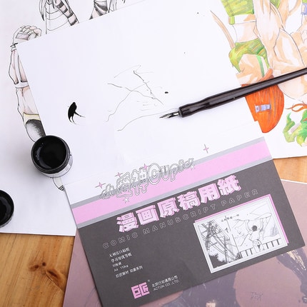 A4 Manga Tekening Papier Illustratie Boek 110gsm Japan 30 Vellen