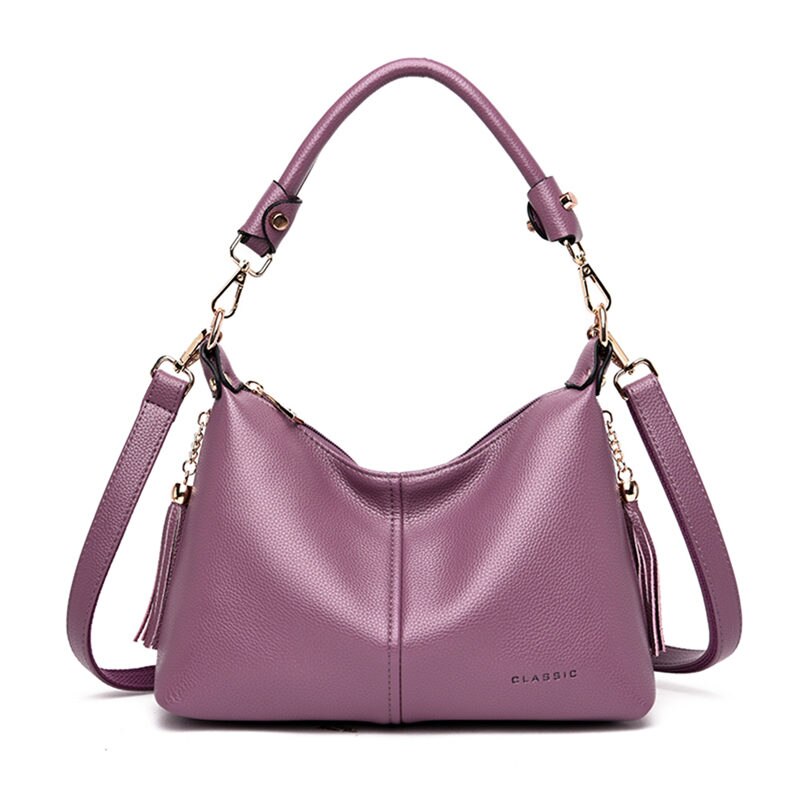 Cuir petits Hobos sacs à Main de luxe femmes sacs sacs à Main de créateur sacs à bandoulière de pour les femmes Sac à bandoulière Sac A Main: PURPLE
