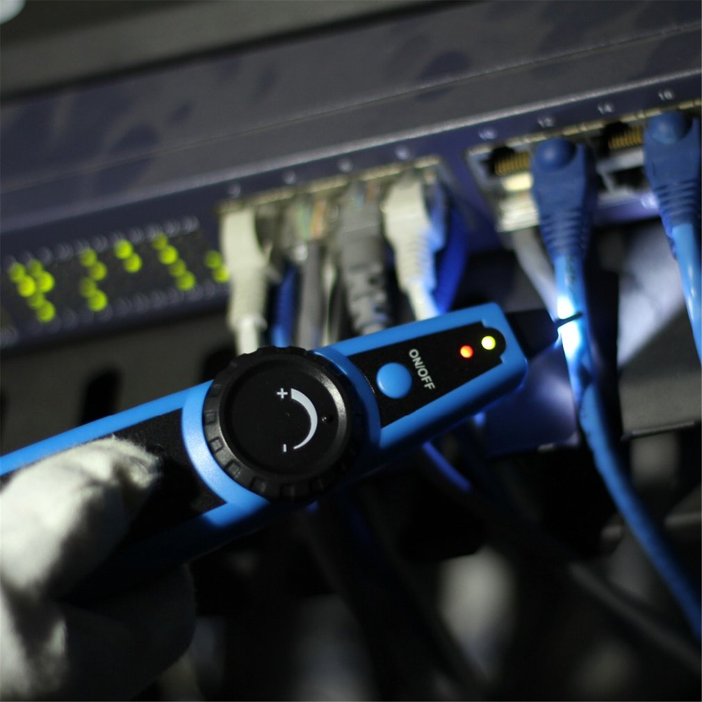 FWT11 anti-interference line hunter plastic + metal Fwt11 network line tester network cable telephone line tracker