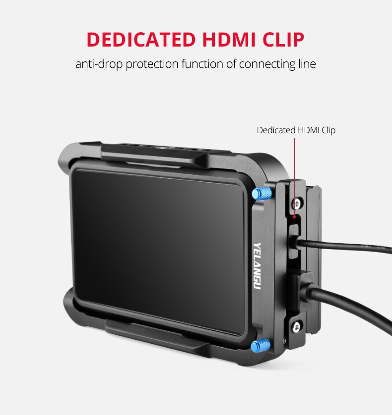 Gabbia per Monitor per Atomos NinjaV custodia protettiva in lega di alluminio accessori per Monitor Video