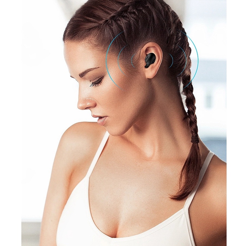 Bluetooth Headset 5.0 Bluetooth Wireless Headset with Headset and Portable Charging Box for IOS Android PC