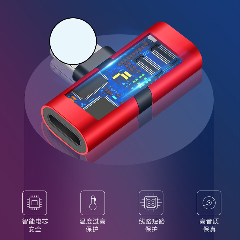 For iPhone Adapter for iPhone 7 X 8 Plus 2 In 1 Dual Ports Headphone Adapter Charger Audio Splitter Adaptador iPhone OTG