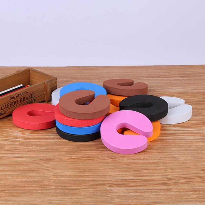 4 Pcs/lot Kid U Shape Finger Pinched Guard Baby Safety Protection Doors Foam Door Stopper Finger Protectors