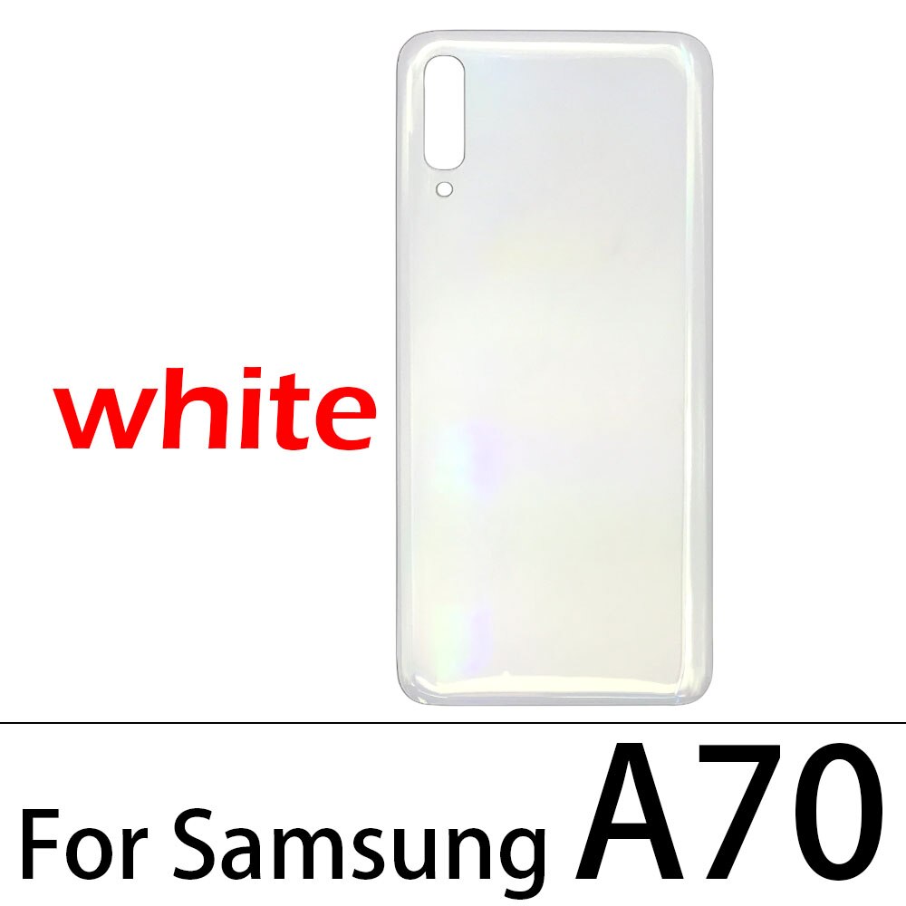Tylna pokrywa szklana baterii pokrywa tylna obudowa do obudowy tylnej obudowy Huawei Nova 2S z obiektywem aparatu: A70 white