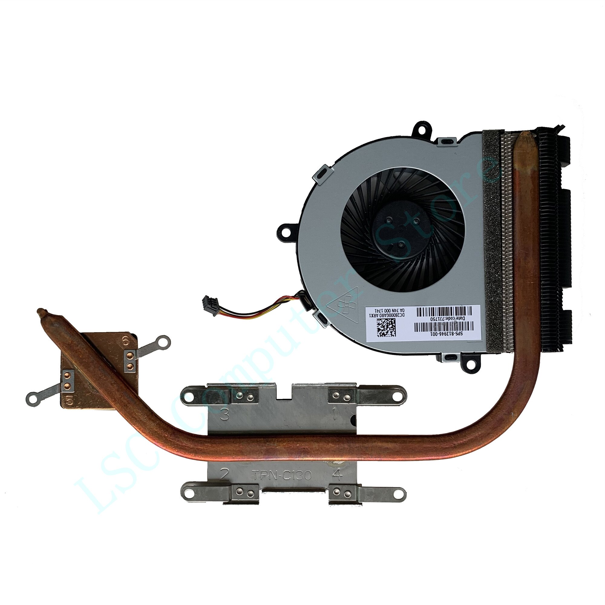 LSC For HP 15-BS 250 G6 Laptop Cooler Radiator HeatSink With FAN 924976-001 813946-001 DA28000GAR0 100% Tested Fast Ship