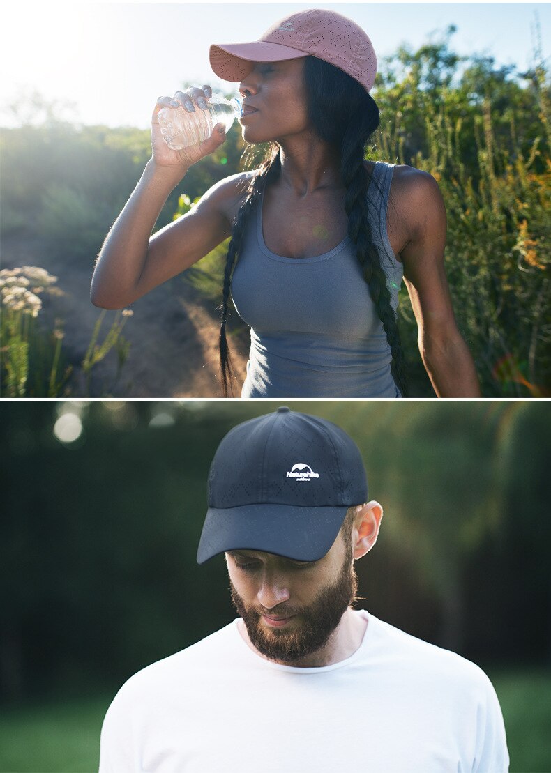 Naturehike-Gorra con visera para exteriores, gorro de senderismo transpirable informal, gorro alpino, gorra de beisbol para verano