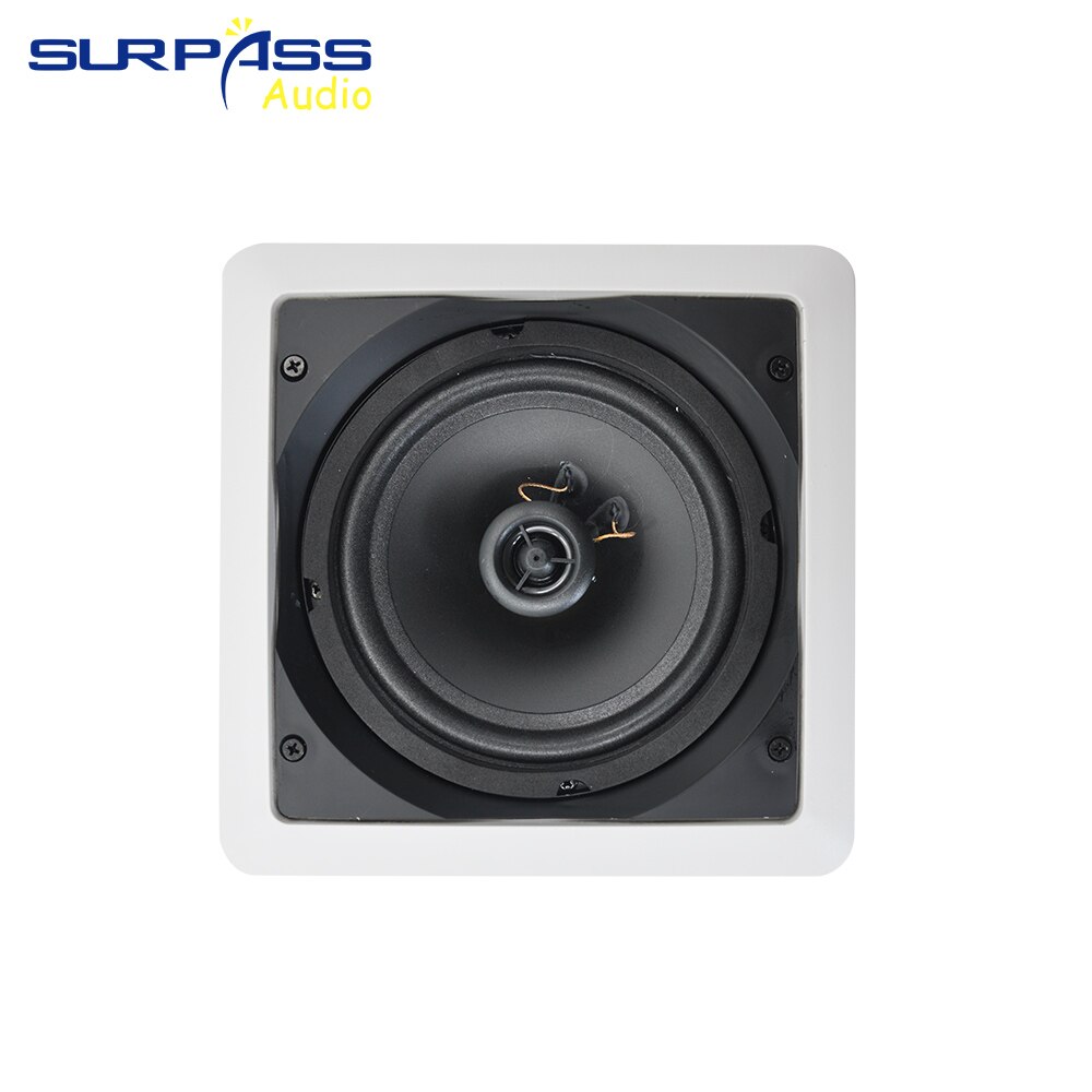 40W Wall-mounted Ceiling Speaker Public Address Broadcast Home Theater Sound System Coxial Stereo HiFi Roof Loudspeaker