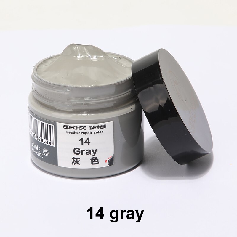 Kit de réparation du cuir, pâte de couleur complémentaire, trous de chaussures, fissures, rayures, vernis, soins de peinture: 09