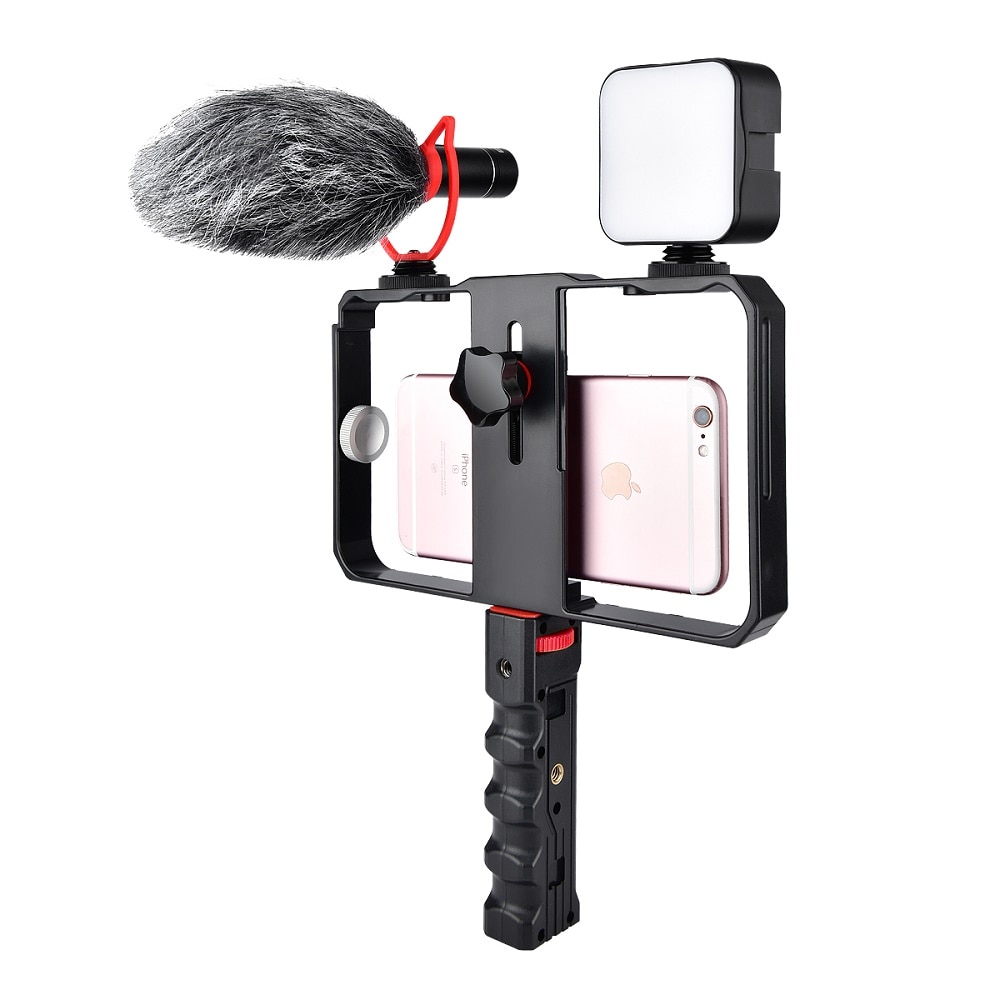 Mcoplus led lumière vidéo Mini Portable 49 perles lumière de panneau vidéo à led réglable 6500K pour Gopro 6 7 8 téléphone Gimba caméra Photograp