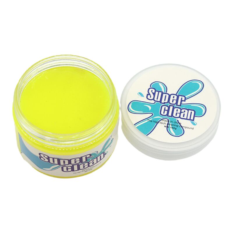 Auto Car Cleaning Glue Magic Dirt Cleaner Dust Remover Gel for Keyboard Computer Cellphone Screen Clean: Yellow
