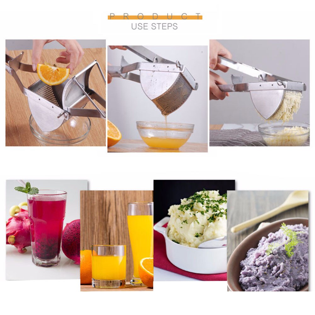 Manual Stainless Steel Lemon Squeezer Fruit Press Machine Kitchen Accessory Fruit & Vegetable Tools fruit juice squeezer