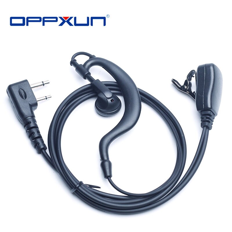 2Pin Headphone Headset Earpice Walkie Talkie for ICOM IC V85 V80 V82 A6 U16 Cobra PR9000 FRS300 Maxon SL100 SL55 Two Way Radio: Default Title