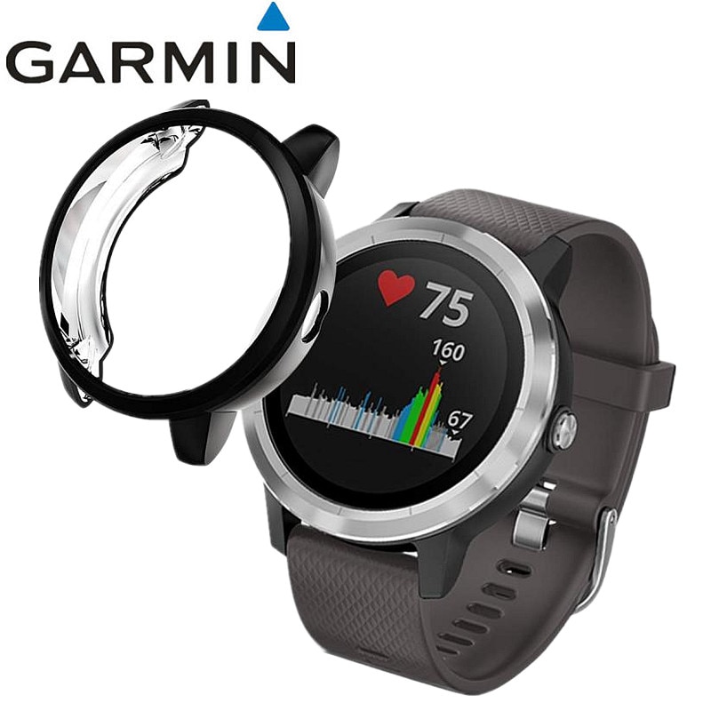 -proof screenprotector voor garmin vivoactive 3 trainer horloge plating shell tpu sleeve screenprotector
