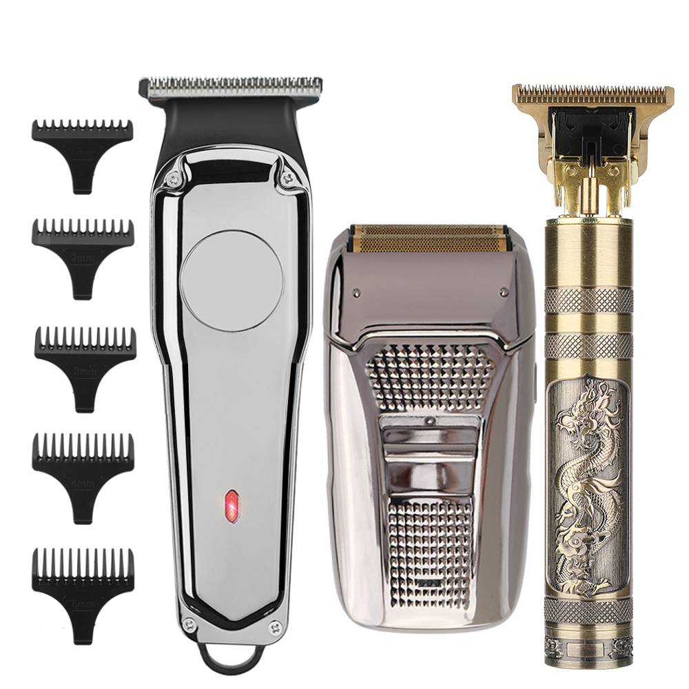 Tondeuse à cheveux électrique T9, rasoir à barbe Rechargeable, pour salon de coiffure, t-outliner 0MM