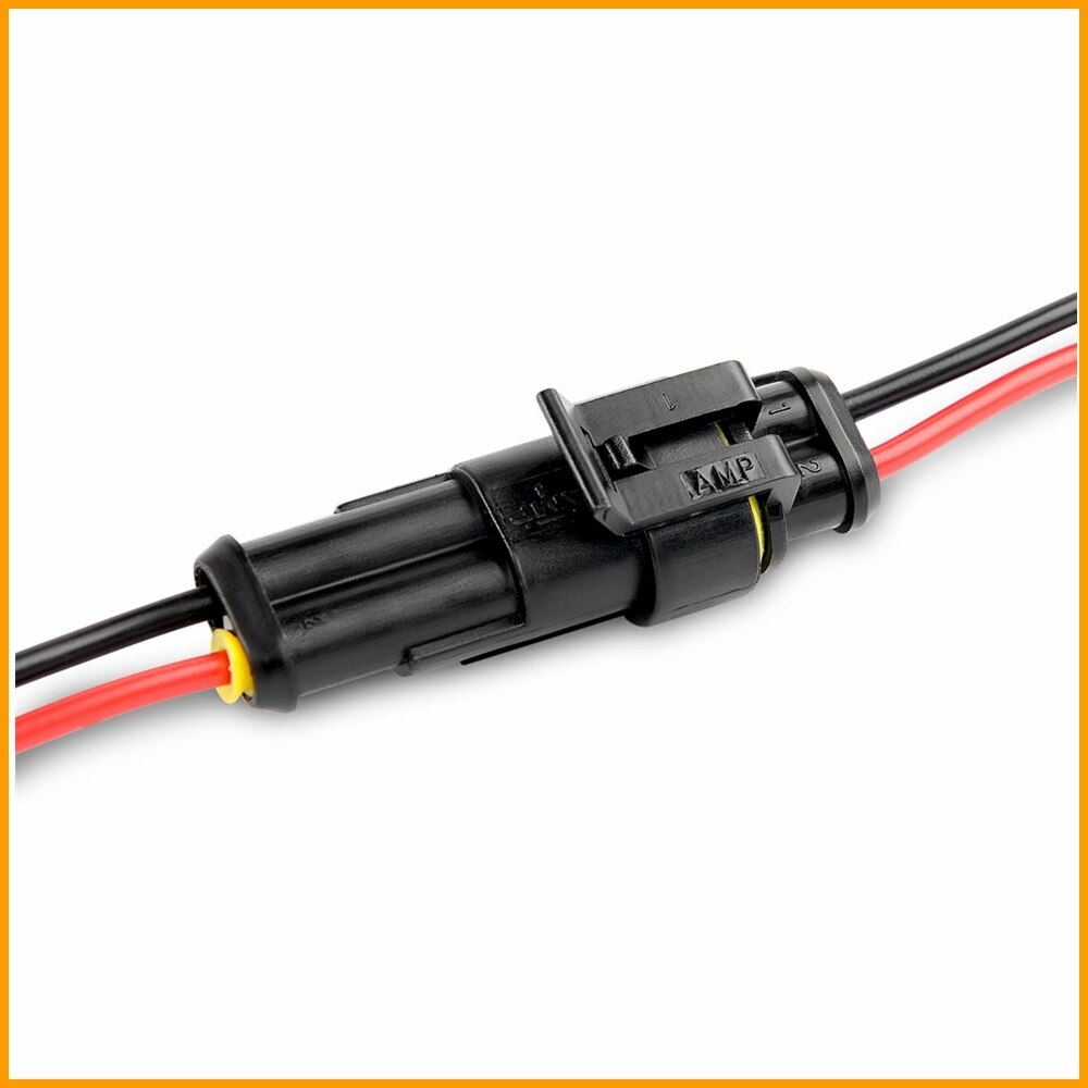 Becar 5/10/15/20 Packs 2-Pin Way 16awg Waterdichte Draad 1.5Mm Serie Terminal Connector Stofdicht waterdicht Voor Marine Auto Vrachtwagen