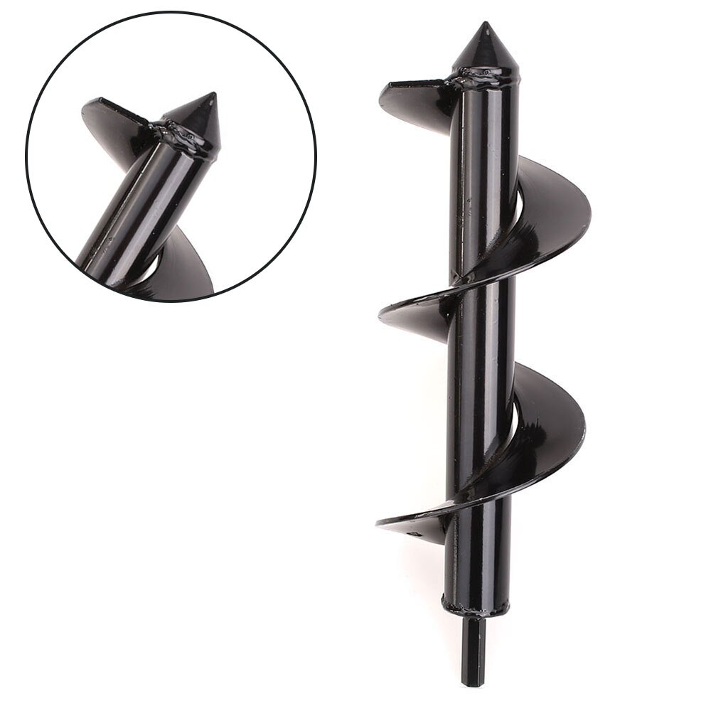 Planting Auger Spiral High Speed Steel Mining Tool Portable 18cm Practical Ground Drill Durable Twist Drill