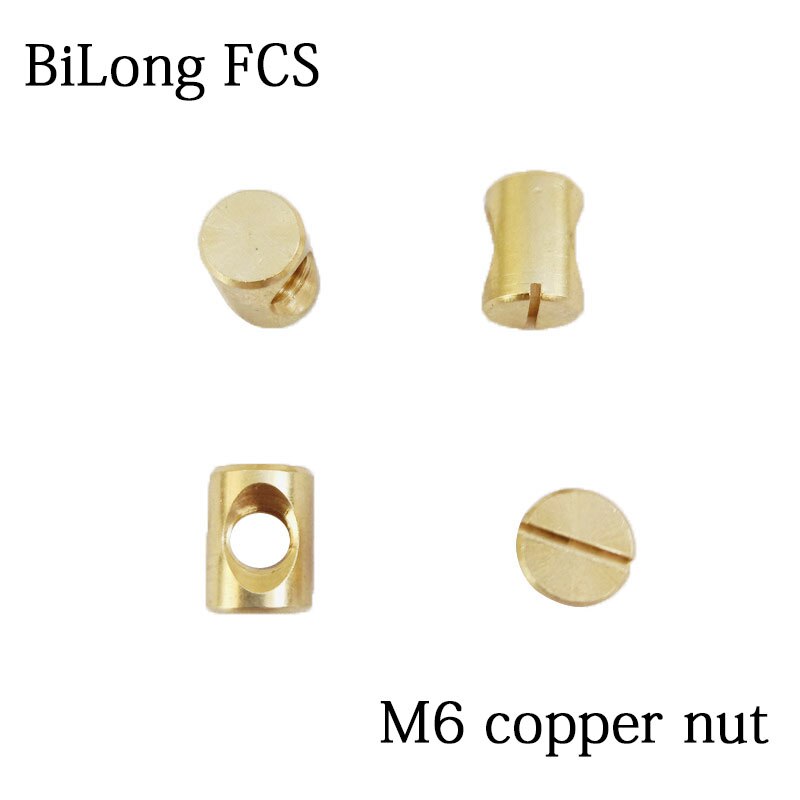 BiLong FCS-caja de aletas para Windsurf, tuerca de tornillo, accesorios de aleta, 20 unids/lote, M6 X 12mm