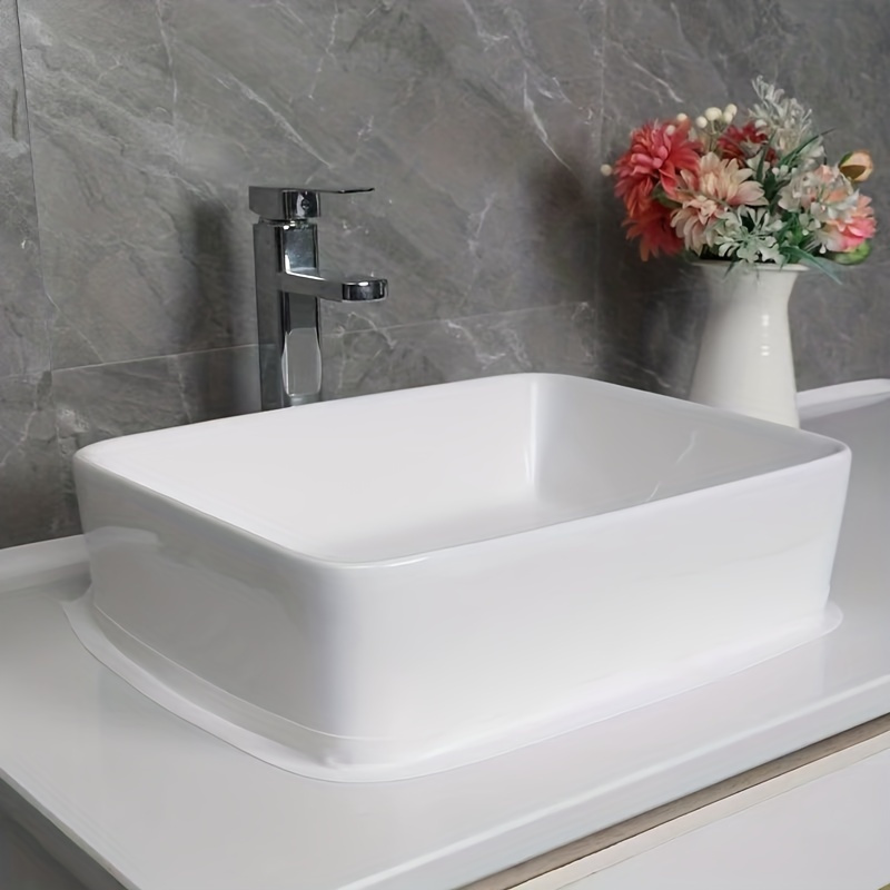Wasserdichtes Dichtungsband für Badezimmer und Toilette, selbstklebender Dichtungsstreifen für Badewanne und Wand, Antifouling-PVC-Dichtungsband für Waschbecken