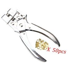 5mm Heavy Duty Eyelet Pliers Hole Punch Installation Tool Metal Retainer Punching Machine Stomatal Rivet Button Leverage Plier