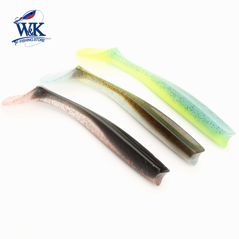 Cebo blando de 5 piezas y 10cm para pesca de agua dulce, señuelo de cola de paleta grande para Lucio, Zander, Anguila, Swimbait, señuelo suave colorido