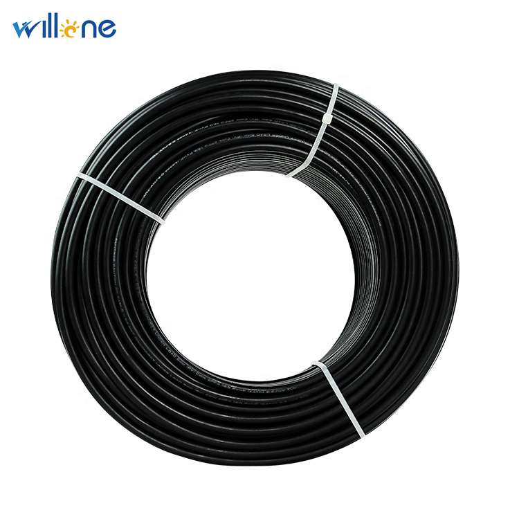 6mm2 dc solar cable for Connector Solar PV Cable 10awg copper wire black red