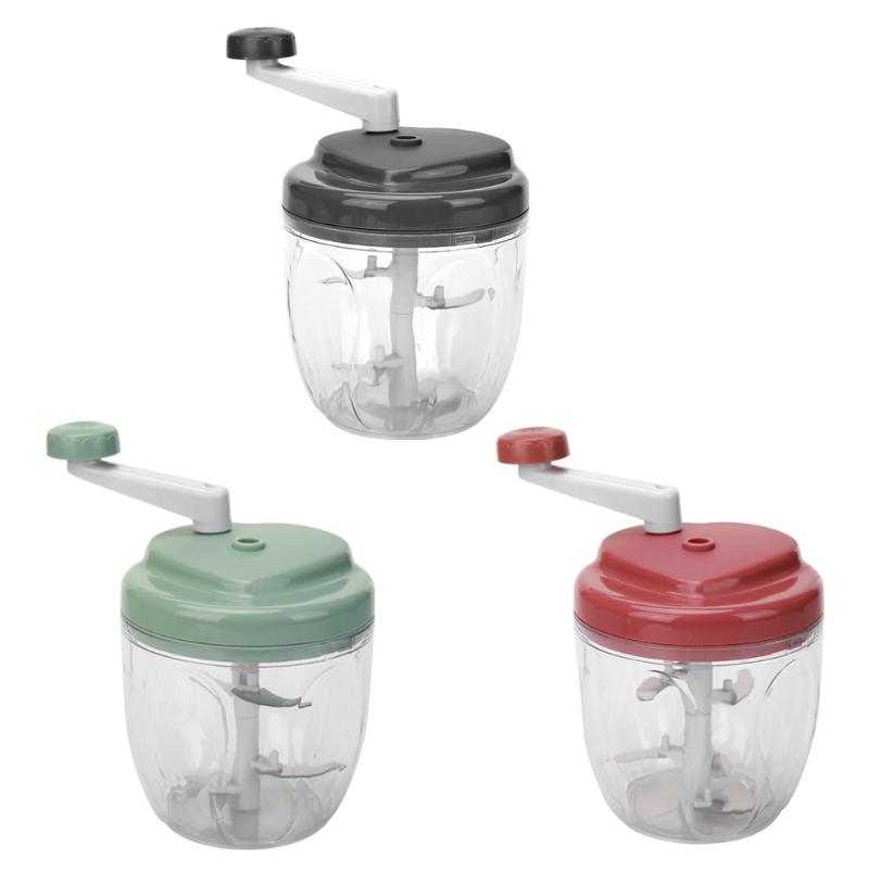 Multi-functional Manual Food Chopper Meat Mincer Kitchen Gadgets Food Processor Machine Vegetable Fruit Cutter Shredder Crusher