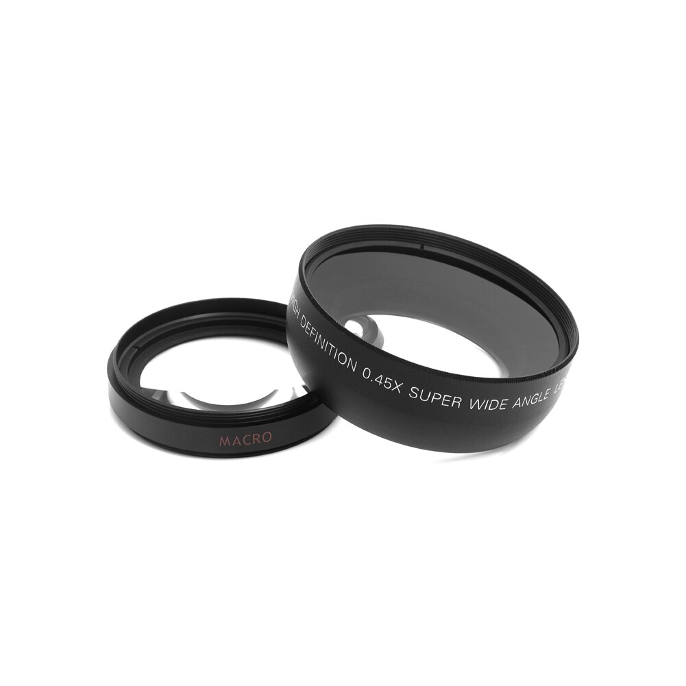 Universele 55 Mm 0.45x Super Hoge Resolutie Groothoek + Ingebouwde Afneembare Macro Conversie Lens Voor Dslr Dc camera