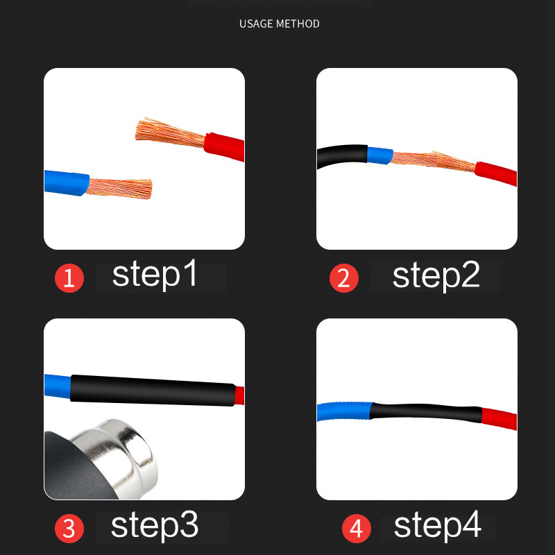 5METER Thermoretractile Thermo Sheath Heatshrink Heat Shrink Tubing for wires Tube Sleeving Wrap Heath Shrink Cabo Sleeved