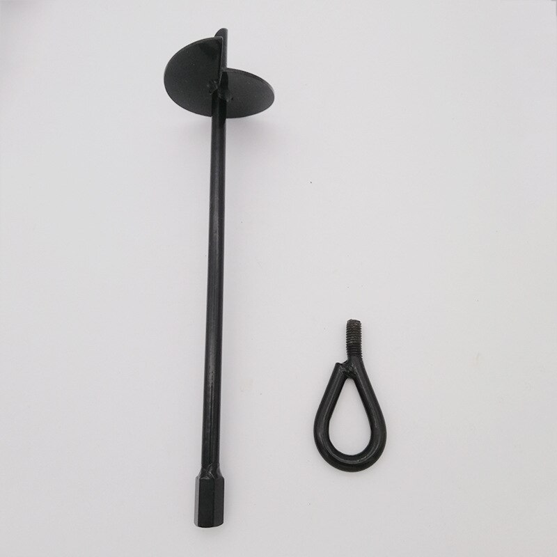 Ground Anchor Fixed Tent Ground Sighting Electric Power Construction Outdoor Camping Spiral Ground Drill Orchard Ground Anchor: Default Title