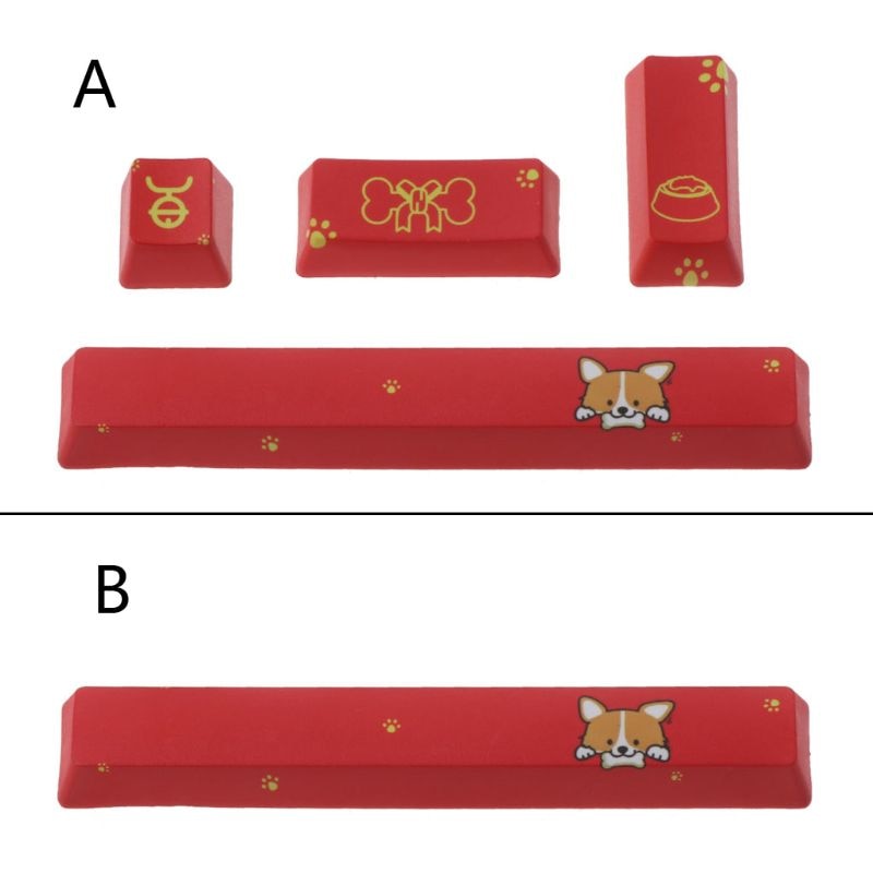 SpaceBar Keycap PBT Five Sides Dye-Subbed 6.25U Cherry Profile Keyboard Keycap L4MD