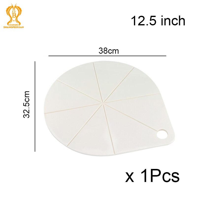 Round Pizza Cut Plate Portion Maker Plastic Pizza Even Divider Cutting Plate for 12 inch Pizza Pizza Baking Tools: 1 pcs