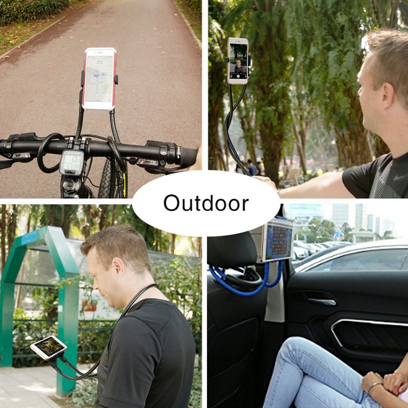 Flexible Hanging Neck Mobile Phone Holder Lazy Multi-functional Stent Desktop Bed Extension Bracket For iPhone Xiaomi Huawei